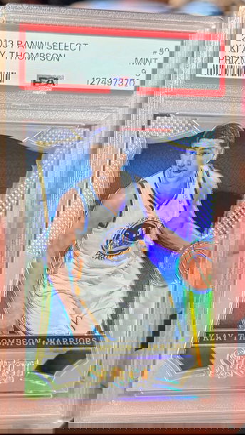 2013 Select Klay Thompson Silver Prizm PSA 9