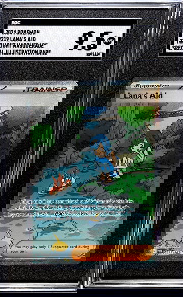 2024 Pokemon Twilight Masquerade #219 Lana's Aid Special Illustration Rare SGC 9.5