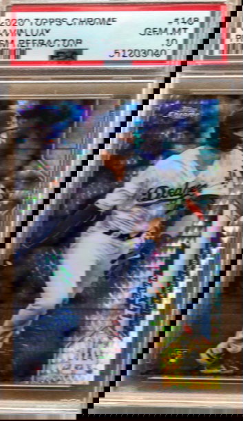 2020 Topps Chrome Gavin Lux Prism Refractor PSA 10