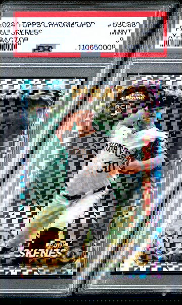 2024 Topps Chrome Update Xfractor Paul Skenes #USC88 PSA 9