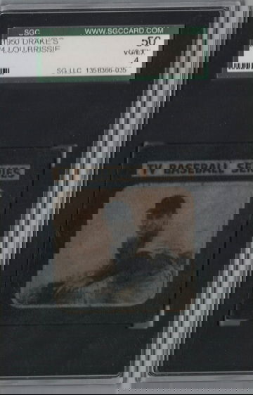 1950 Drake's #4 Lou Brissie SGC 50 VG/EX