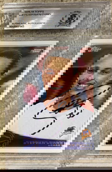 Steph Curry rookie auto 