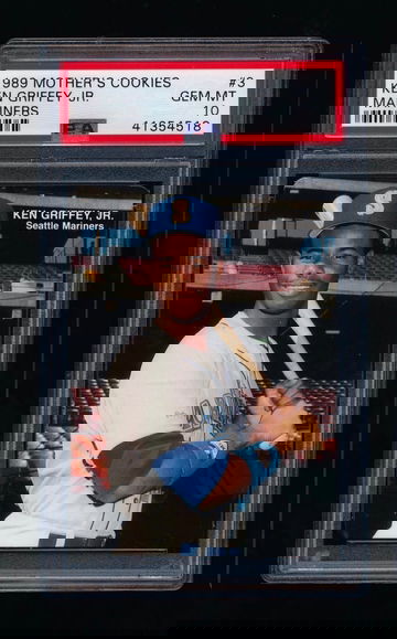 Ken Griffey Jr 1989 Mothers Cookies RC