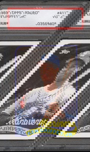 1989 Topps Traded #41T Ken Griffey Jr. RC PSA 3 VG