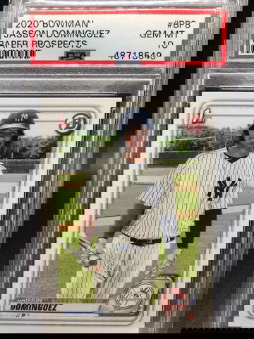 2020 Bowman JASSON DOMINGUEZ Prospect PSA 10 GEM BP8