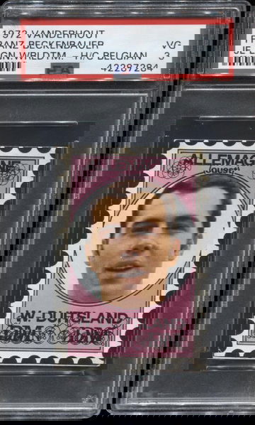 1972 Vanderhout Franz Beckenbauer PSA 3 *7284