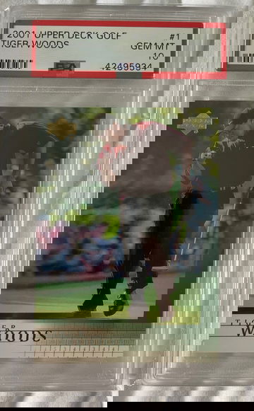 2001 Upper Deck Golf Tiger Woods