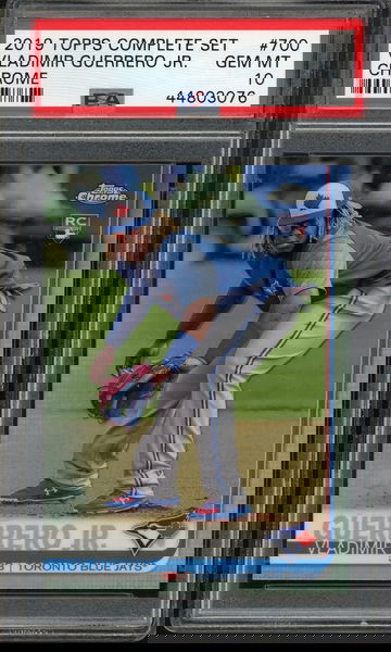 2019 Topps Complete Set Chrome Variation Vladimir Guerrero Jr #700 PSA 10