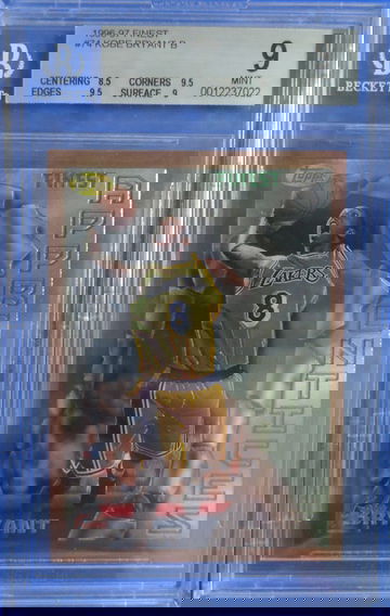 96-97 Topps Finest Kobe Bryant RC BGS 9 MINT