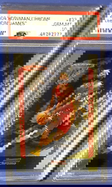 2004 Bowman Chrome #23 Lebron James PSA 10 Gem Mint