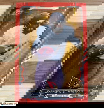 🔥David Johnson Topps Bowman Rookie Card  /199  Houston Texans Red Border