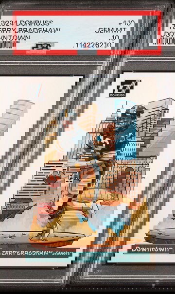 2024 Panini Donruss Downtown Terry Bradshaw #10 PSA 10