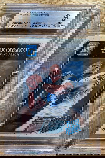 Dak Prescott 2016 Donruss Optic RR #162 BGS 9
