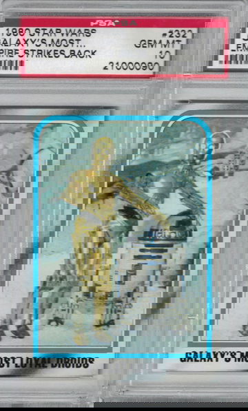 1980 Star Wars - Empire Strikes Back - Galaxy's Most Loyal Droids PSA 10 Gem-Mint PSA Population 22 Ultra RARE!!!