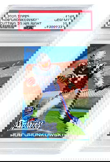 2010 Topps Rob Gronkowski Rookie Card #148 PSA 10