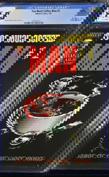 TOO MUCH COFFEE MAN #1 CGC 9.8 WHITE PAGES FIRST PRINT RARE