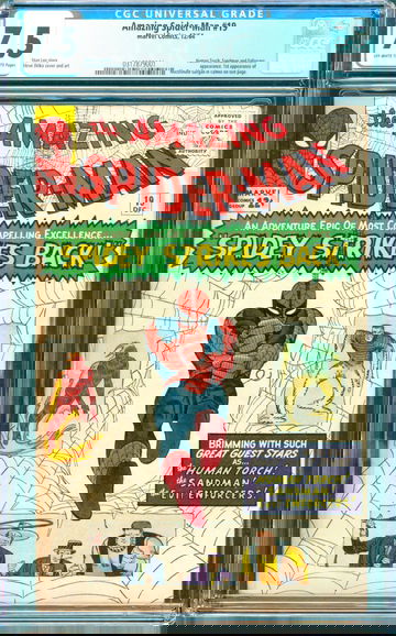 Amazing Spider-Man #19 (1964) CGC 7.5 -- O/w to white; 1st Mac Gargan cameo