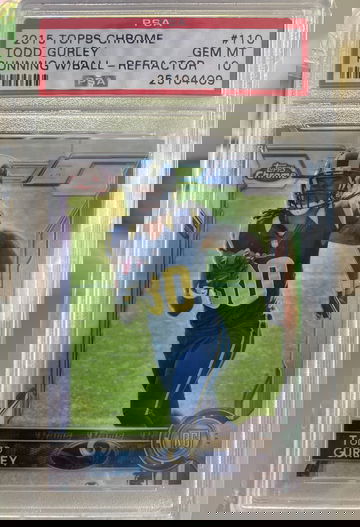 2015 Topps Chrome Todd Gurley Rookie Refractor PSA 10