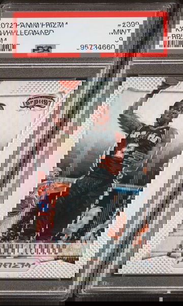 PSA 9 2012 Panini Prizm Kawhi Leonard Prizm Silver Rookie RC #209