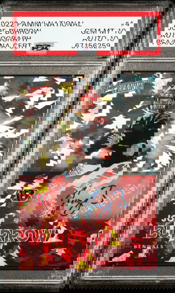 2022 Joe Burrow Panini Auto Gem Mint 10