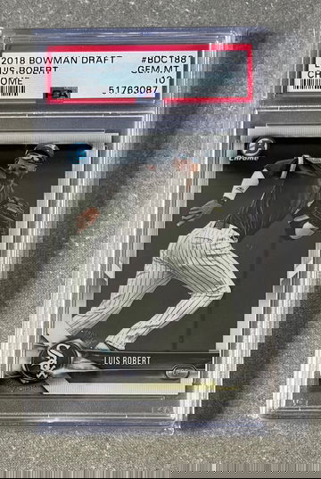 2018 Luis Robert Bowman Draft Chrome PSA 10