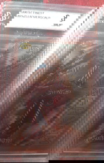 Allen Iverson 1996-97 Finest RC BGS 8