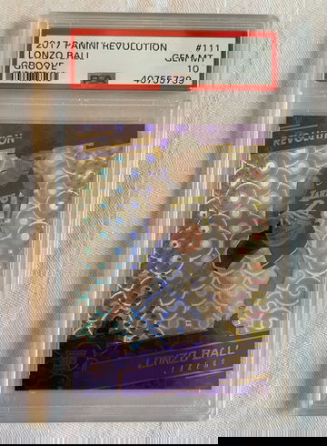 2017-18 Panini Revolution Lonzo Ball Groove RC PSA 10