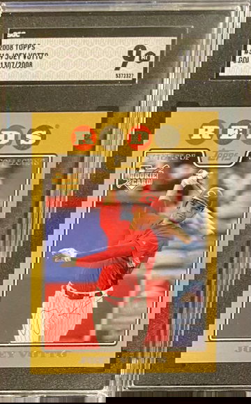 2008 Topps Gold Joey Votto Rookie Card RC - SGC 9