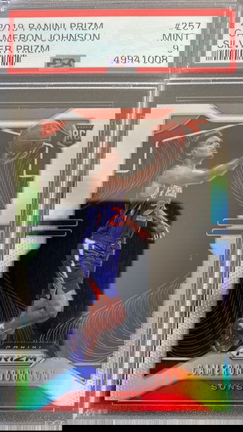 2019 Cameron Johnson Prizm Silver PSA 9