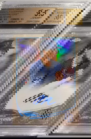 2013 Topps Chrome Wil Myers Camo Refractor autograph #d 08/15