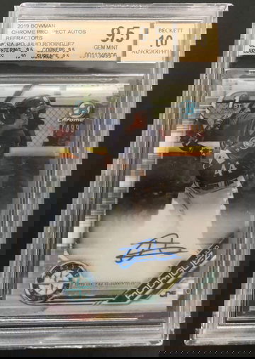 2019 Bowman Chrome Julio Rodriguez Auto Refractor