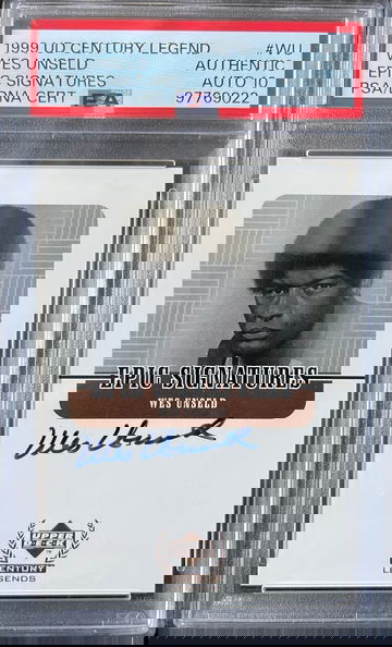 1999 Upper Deck Century Legends Epic Signatures #WU Wes Unseld Auto PSA DNA 10