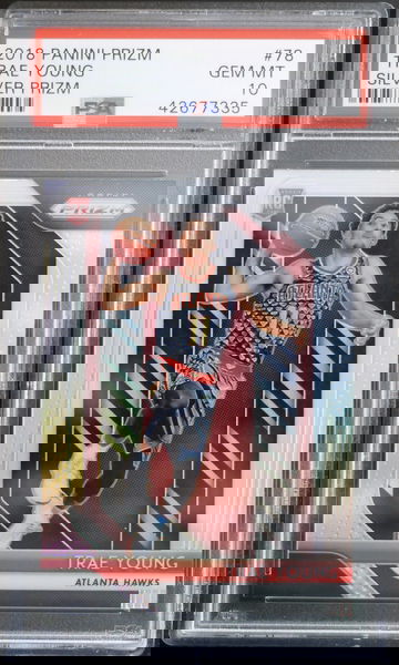 PSA 10 - 2018 PANINI PRIZM TRAE YOUNG RC #78 SILVER PRIZM