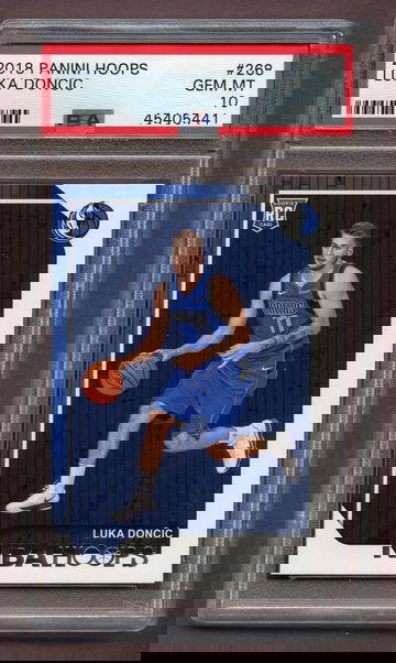 LUKA DONCIC 2018 Panini Hoops #268 Rookie Card PSA 10 Gem Mint Dallas Mavericks