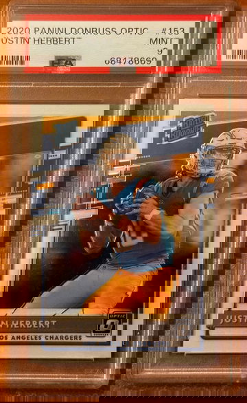 2020 Panini Donruss Optic Justin Herbert PSA 9