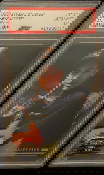 1993 Topps Stadium Club Murphy Derek Jeter Rookie PSA 10