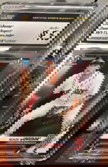 2021 Bowman Chrome Prospects 71 Blaze Jordan