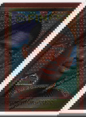 1995-96 TOPPS FINEST ROOKIE ANTONIO McDYEES # 112