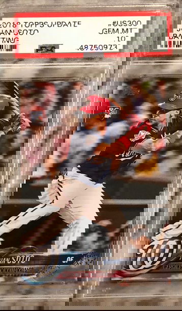 Juan Soto 2018 Update US300 PSA 10