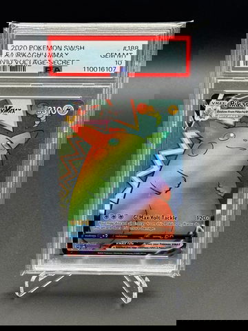 Pikachu 2020 Vivid Voltage Vmax Rainbow PSA 10