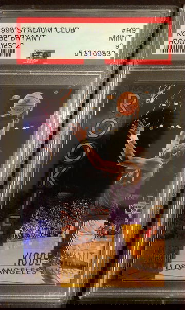 1996 Stadium Club Rookies 2 Kobe Bryant #R9 PSA 9 Mint