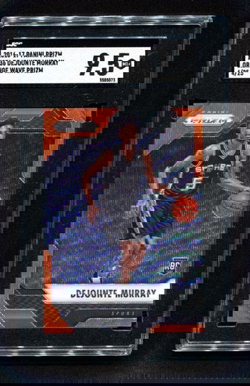 Dejounte Murray Orange Wave Prizm /25 SGC 9.5