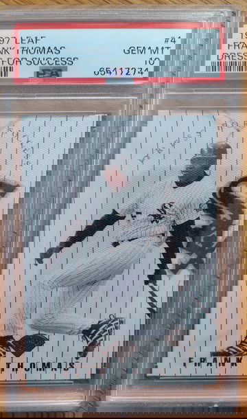 1997 Leaf Dress for Success Frank Thomas PSA 10