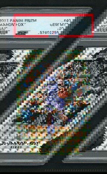 2017 Panini Prizm Mosaic Mosaic De'Aaron Fox #40 PSA 10