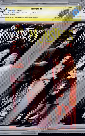 THE MUNSTERS #1 CBCS-SS 9.4 *SIGNED BY ACTOR BUTCH PATRICK* aka EDDIE MUNSTER 1997