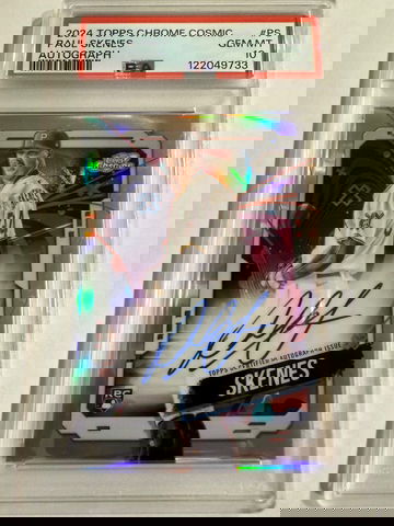2024 topps chrome cosmic Paul Skenes Auto PSA 10