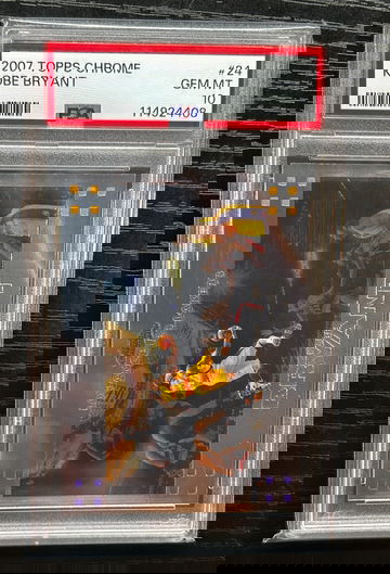 2007 Topps Chrome Kobe Bryant PSA 10