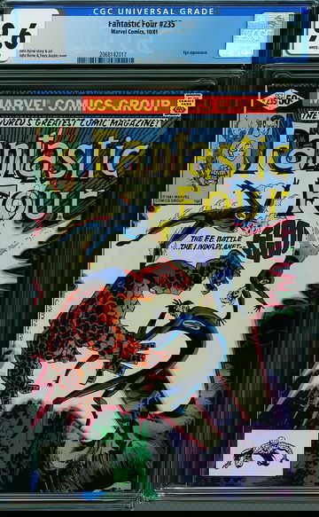 FANTASTIC FOUR #235, CGC 9.6 NM+