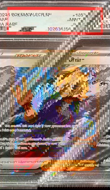 2024 Pokémon Briar Stellar Crown 163/142 PSA 9 Mint