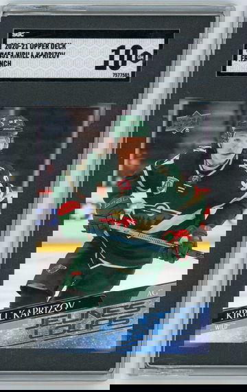 KIRILL KAPRIZOV 2020-21 Upper Deck Young Guns FRENCH Jeunes Loups Rc #451 SGC 10